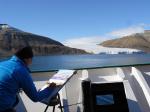 Painting in Cuming Inlet