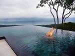 Infinity pool at Kura Design Villas